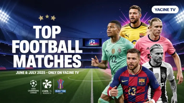 Top Football Matches Coming to Yacine TV in June July 2025
